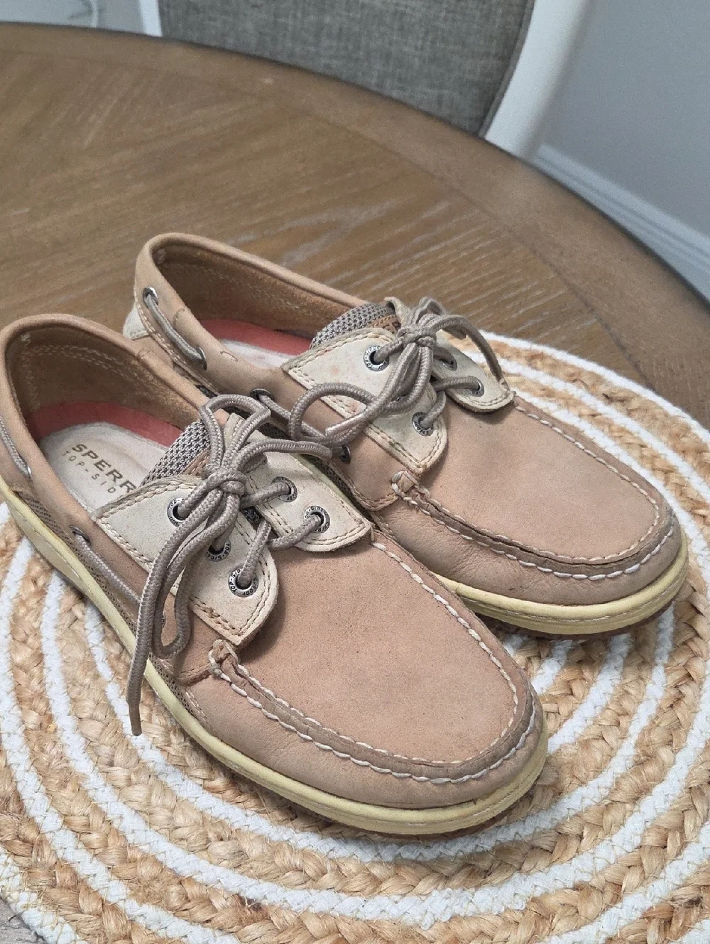 Sperry Mens Billfish 3 Eye Leather Boat Shoe, Size 8.5